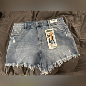 NWT Rewash Brand Super High Rise Jean Shorts